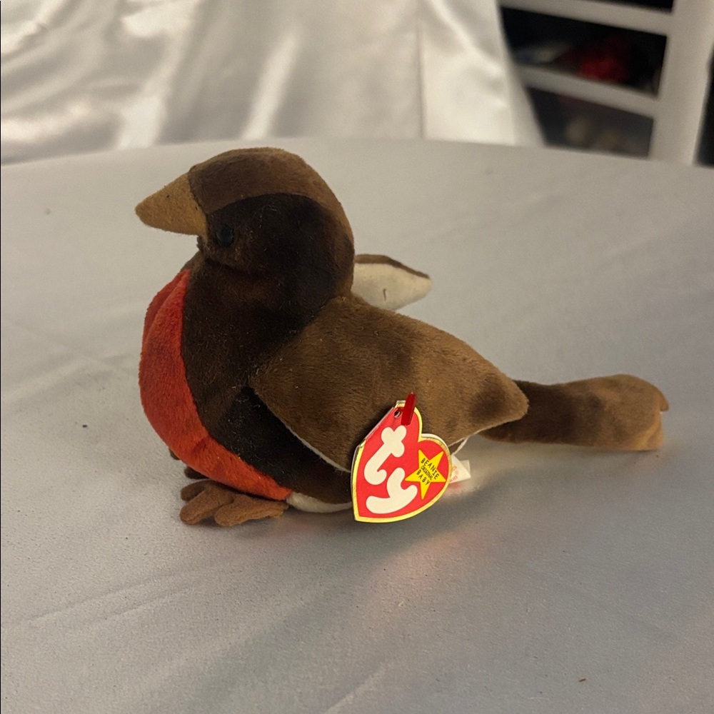 Ty Brown and Red Plush Toy